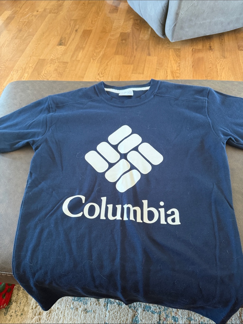 Columbia Navy Sweatshirt with White Logo